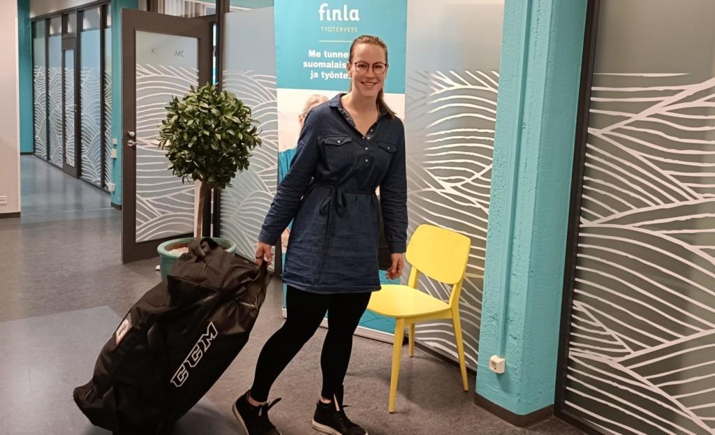 Työfysioterapeutti Linnea Sainio