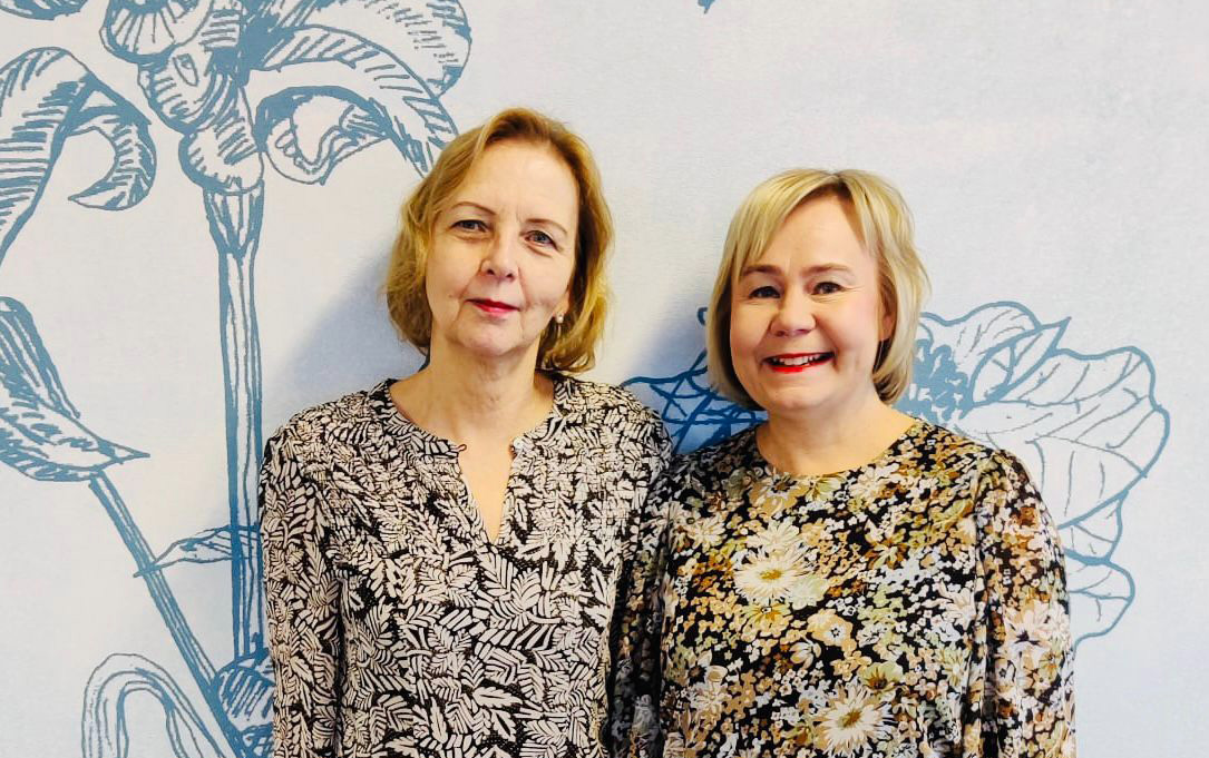 Mirja Mustasilta ja Riikka Matilainen